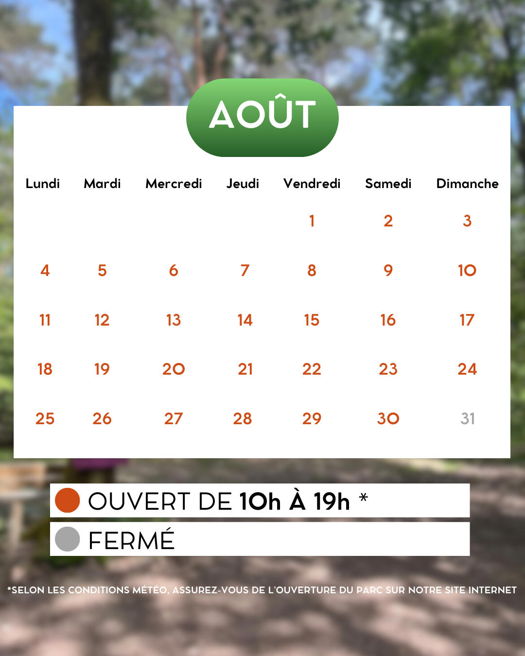 Copie de Calendrier 2025